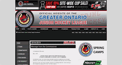 Desktop Screenshot of gojhl.ca